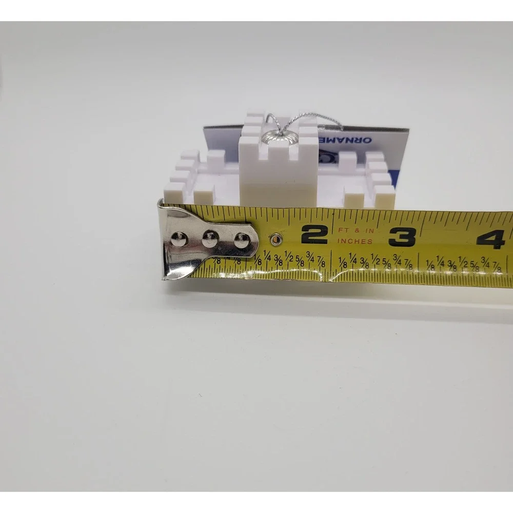 White Castle Restaurant Building Ornament Fast Food Collectible Ruz‎